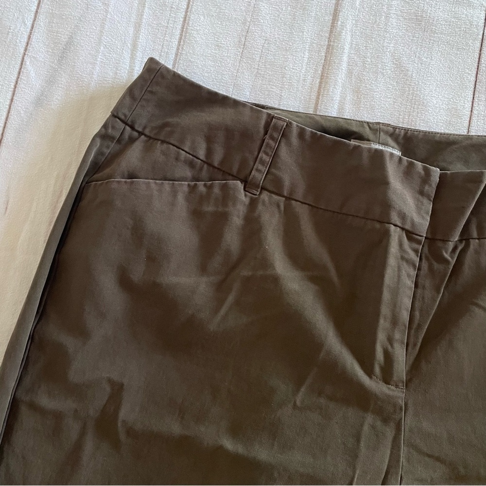 J. Jill Genuine Fit Below Waist Pants Trousers Womens 12 Brown Straight Wide Leg - Picture 4 of 14